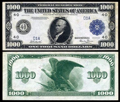 1000 Dollar Bill Printable Actual Size