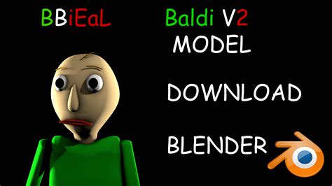 97 Cool Baldi 3d Model Download - Free Mockup