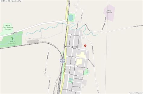 Werris Creek Map Australia Latitude & Longitude: Free Maps