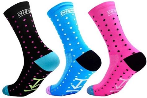 CYCLE SPORTS Cycling Socks Women,No Blister Breathable Athletic Socks ...