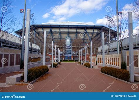 Arthur Ashe Stadium US Open Stadium Editorial Stock Photo - Image of ...