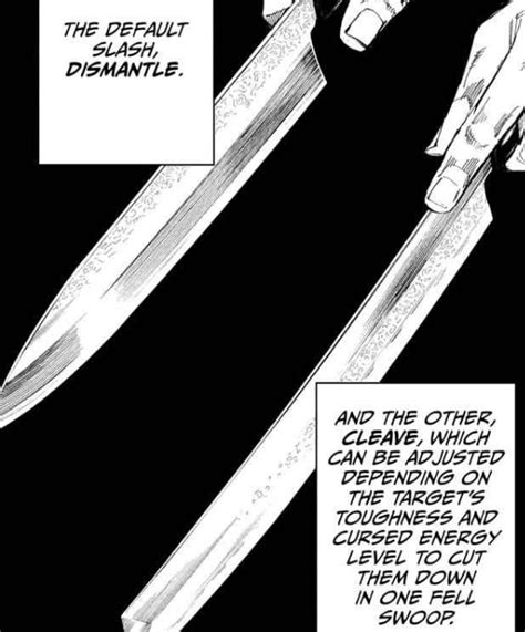 Analysis of Dismantle and Cleave : r/JuJutsuKaisen