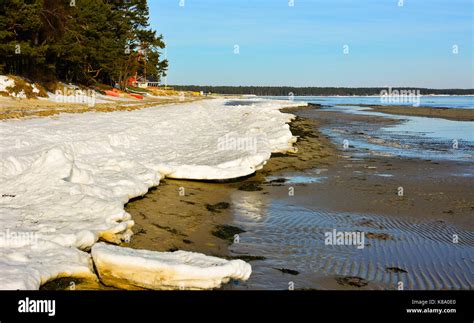 This is the famouse beach outside ahus, sweden, Called Kantarellen. The ...