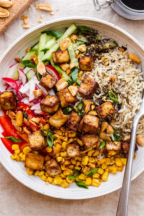 Vegan rice bowl - Lazy Cat Kitchen