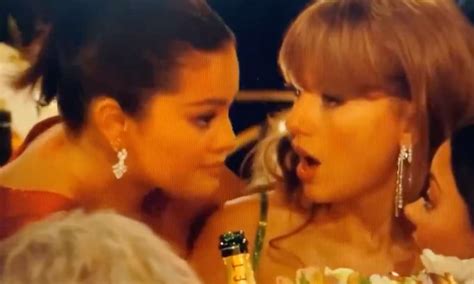 What Selena Gomez said to Taylor Swift at the Golden Globes