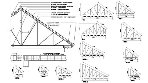 Steel Roof Truss Design Drawings - Design Talk