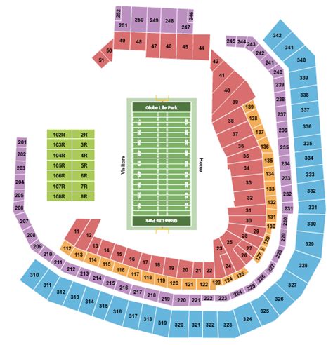 Globe Life Park Seating Chart & Maps - Arlington