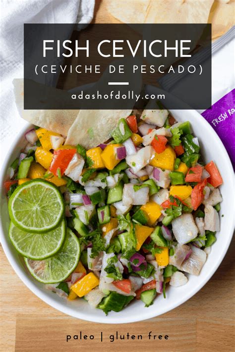 Fish Ceviche (Ceviche de Pescado) - a dash of dolly