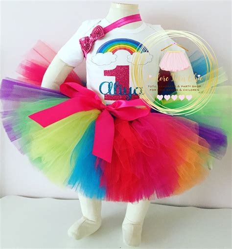 Rainbow birthday outfit Rainbow birthday theme Rainbow