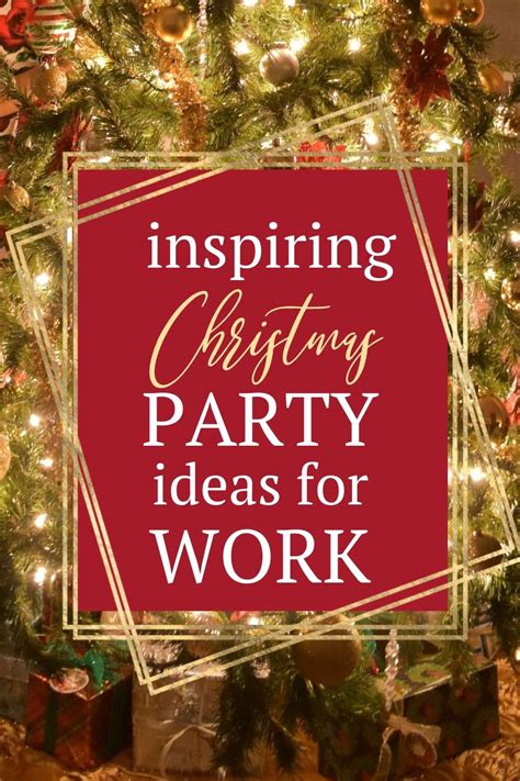 23 Christmas Party Ideas for Work