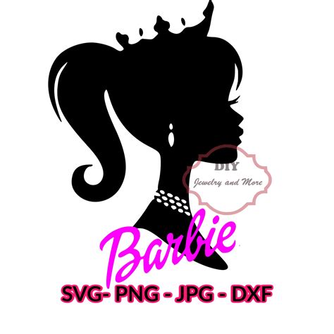 Barbie Head Svg