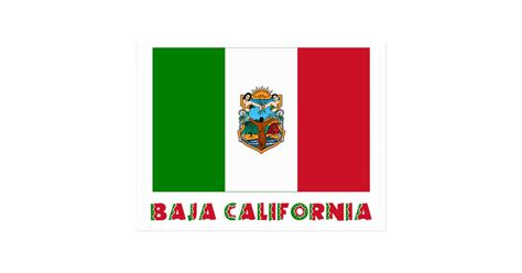 Baja California Unofficial Flag Postcard | Zazzle.com