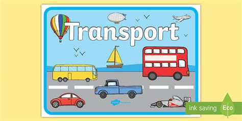 Transport Poster Display (teacher made) - Twinkl