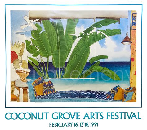 Poster 1991 Coconut Grove Arts Festival – the-remeny-collection