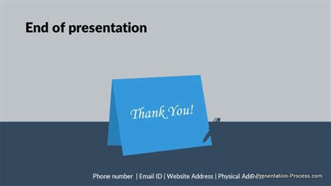 Flat Design Templates for PowerPoint Closing Slides