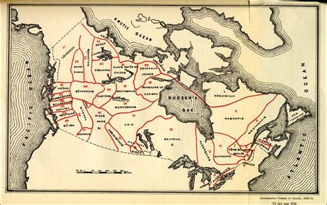 Map of Canada indicating the Territory Occupied by each Aboriginal ...