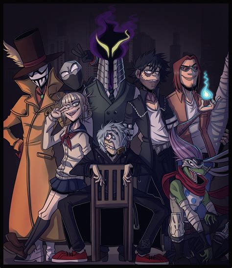 The League of Villains || BNHA + Speedpaint by Ashesfordayz on ...