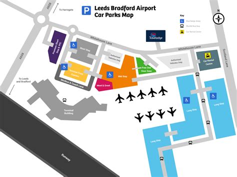 Leeds Bradford Airport Terminal Map