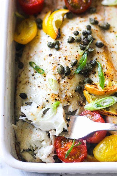 Healthy oven baked sea bream fillet - The Top Meal