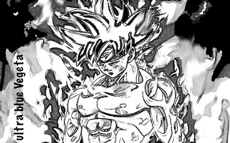 Manga UI Goku (fan art) | DragonBallZ Amino