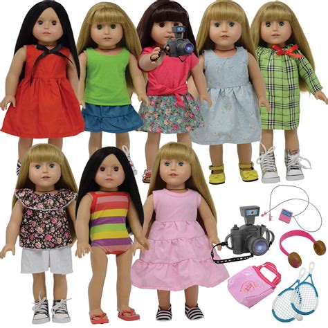 The New York Doll Collection Wardrobe Makeover Doll Clothing - Walmart.com