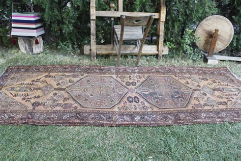 Turkish Runner Rug Vintage Handmade Decorative Turkish Rug | Etsy