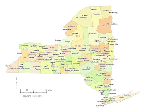 7021 New York State Map - Map