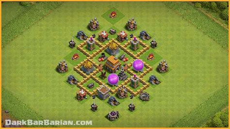 NEW Ultimate TH5 HYBRID/TROPHY[defense] Base 2020!! Town Hall 5 Hybrid ...