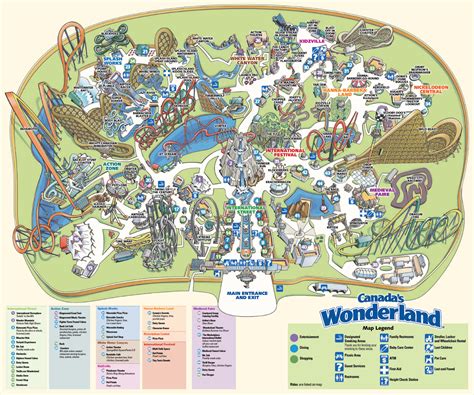 Canada's Wonderland Historical Maps - FUN Food Blog