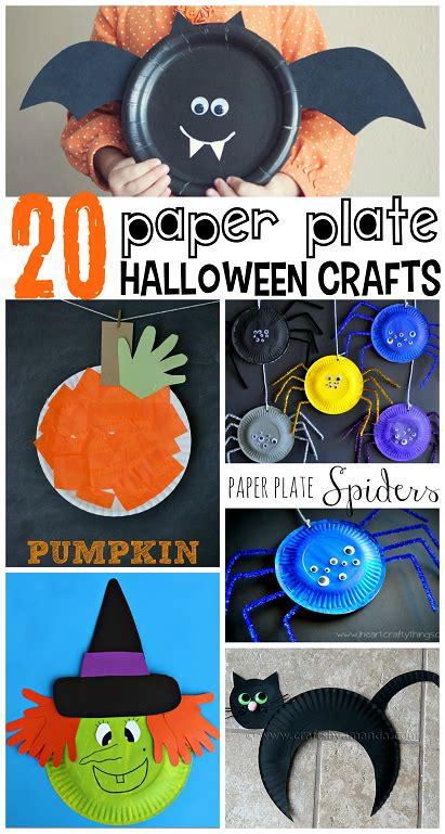 Paper Plate Halloween Crafts for Kids - Crafty Morning