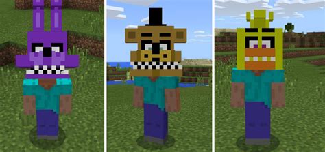 FnaF Heads Pack | Minecraft PE Texture Packs