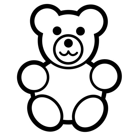 Gummy Bear Outline - ClipArt Best