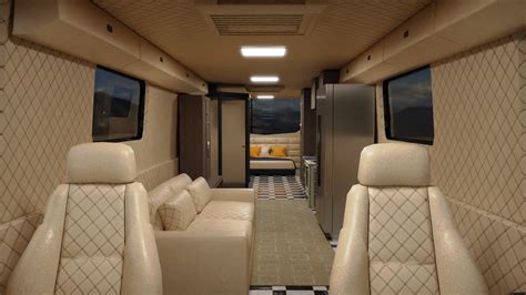 Motorhome Bus RV Bus With Interior - 3D Model by Holy360