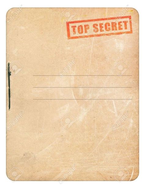 Top Secret Folder Template - FREE DOWNLOAD | Folder templates, Folder ...