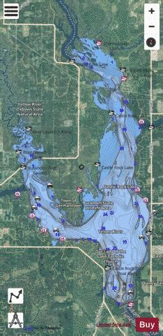 Castle Rock Lake Fishing Map | Nautical Charts App