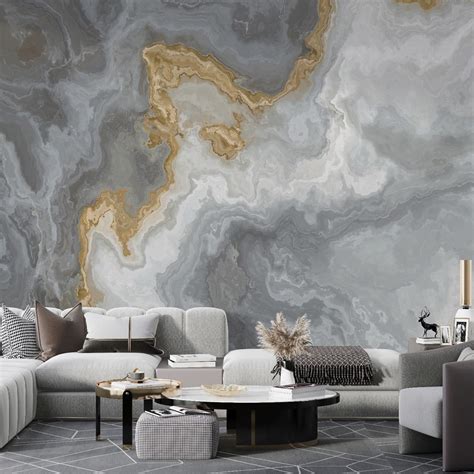 Marble Wallpaper in Modern Homes Brings the Elegance