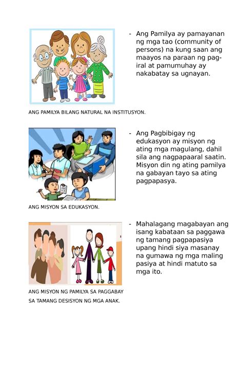 ANG Pamilya Bilang Natural NA Institusyon - ANG PAMILYA BILANG NATURAL ...