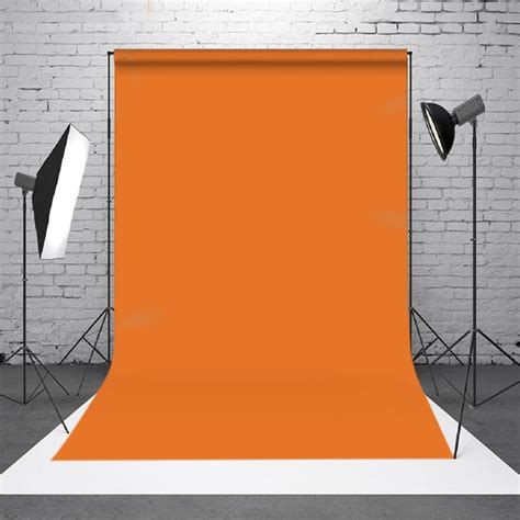 Orange Solid Color Portrait Photo Booth Backdrop - Aperturee