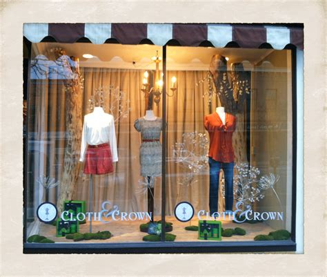 boutique window display | Window Display at Cloth & Crown | Boutique ...