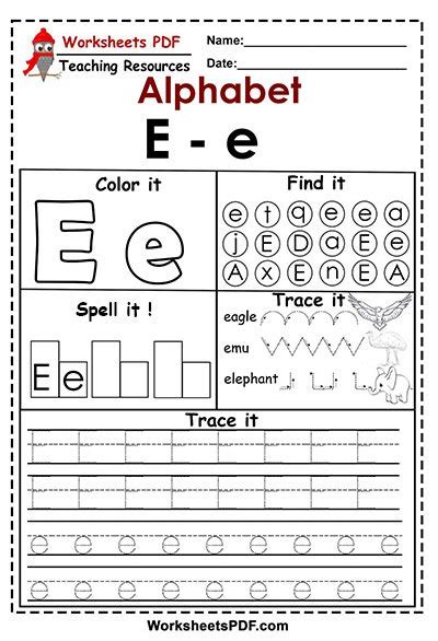 Learning Letters Worksheets Pdf - Infoupdate.org