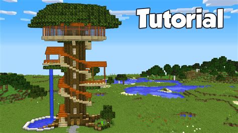 Minecraft: How To Build a Tree House - Tutorial - YouTube