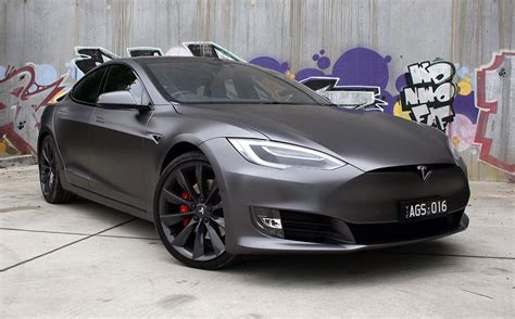 Tesla Model S wrapped in 3M Satin Dark Grey - Ultimate Car Wraps ...