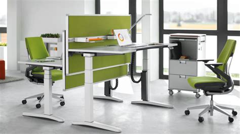 Ology Ergonomic Adjustable Office Desk - Steelcase