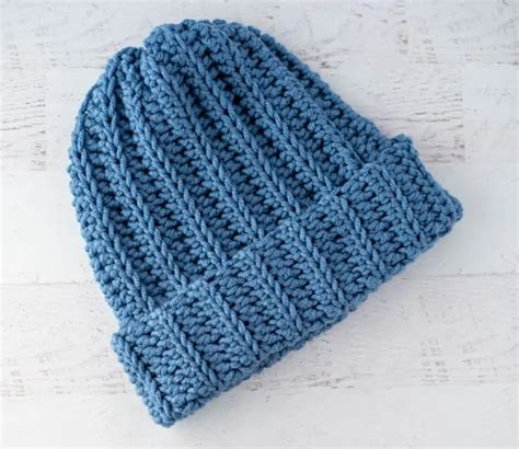 Ribbed Wonder: An Easy Crochet Hat - Crochet 365 Knit Too