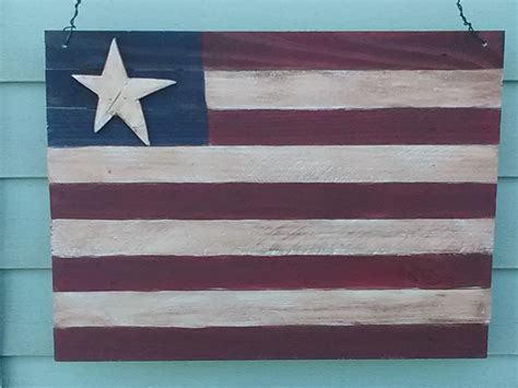 One star Americana flag | Etsy