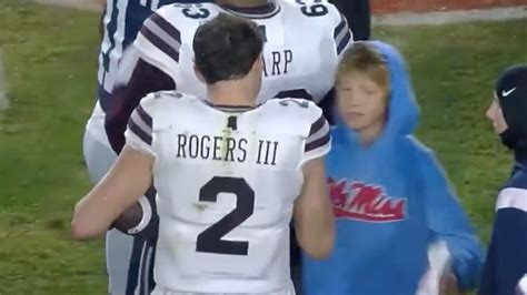 Will Rogers hooked up Lane Kiffin's son after Egg Bowl