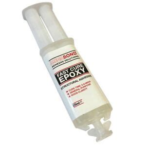 25ml Megabond 5 Min Fast Cure 2 Part Clear Epoxy Resin Adhesive Strong ...