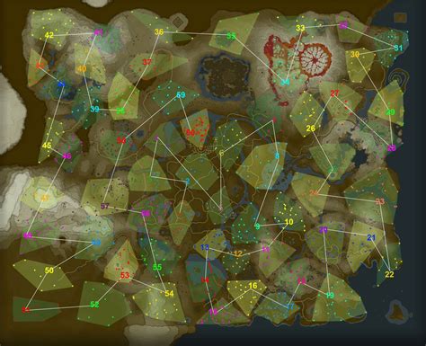 Zelda breath of the wild korok seeds interactive map - gevsa