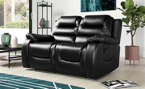 Black Leather Recliner Couch - Odditieszone