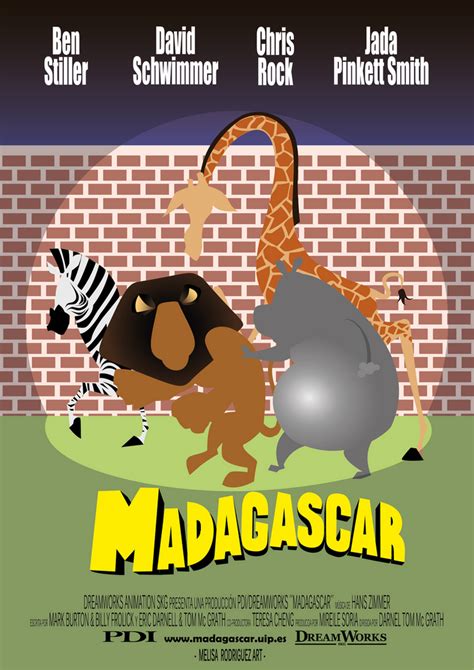 Madagascar Movie Poster by MelisaRodriguez on DeviantArt